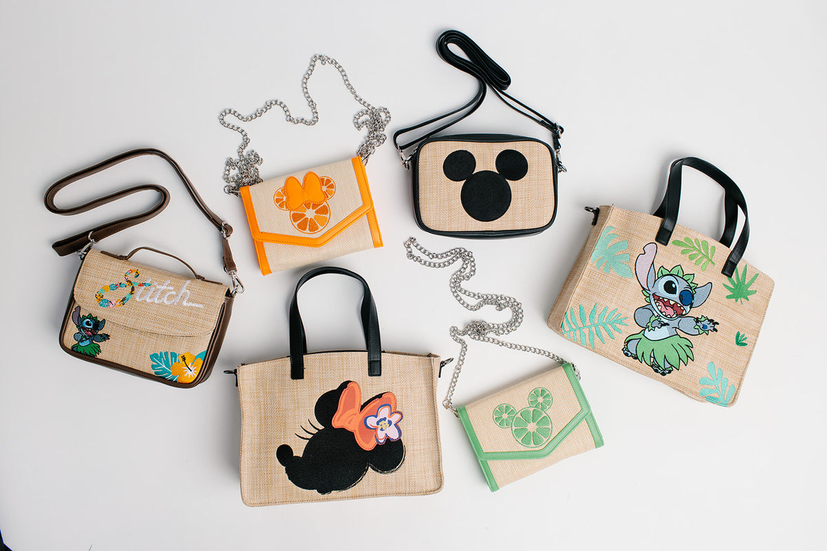 Disney Raffia Summer Vacation Bags