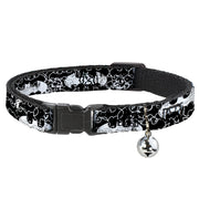 Cat Collar Breakaway - Batman Outlines Black White Cat Collars Breakaway Side Release DC Comics