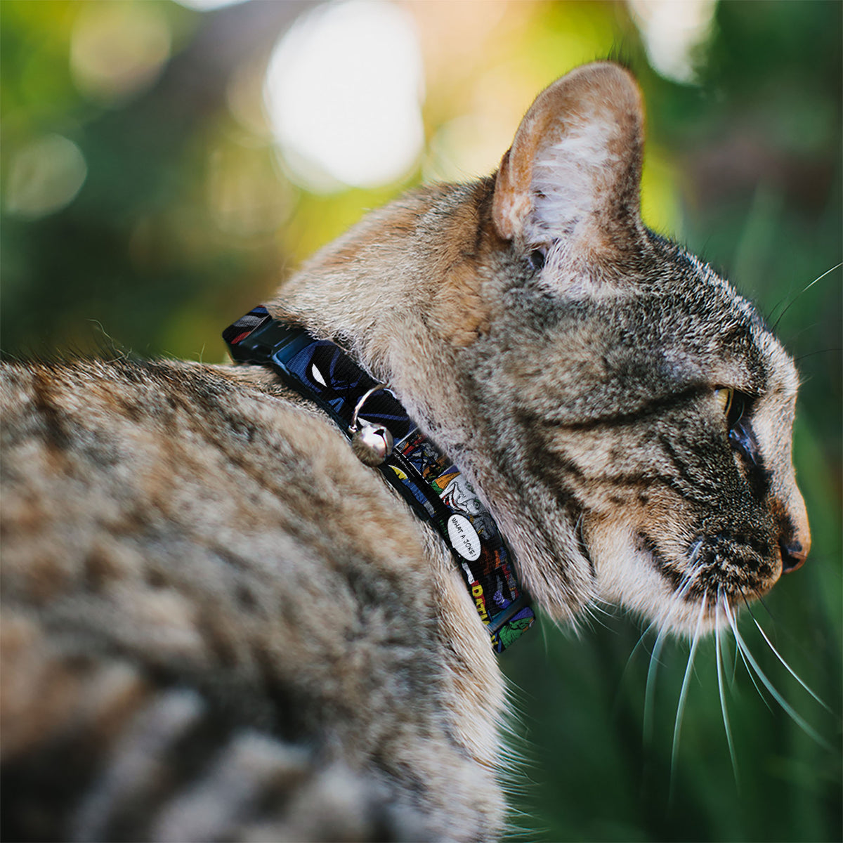 Cat Collar Breakaway - Batman & Joker Comic Strip Cat Collars Breakaway Side Release DC Comics