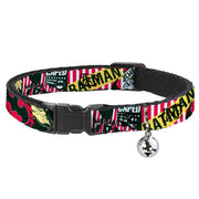Cat Collar Breakaway - Batman Caped Crusader Cat Collars Breakaway Side Release DC Comics