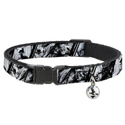 Breakaway Cat Collar with Bell - Batman Hush Pose Sketches Black/White Cat Collars Breakaway Side Release DC Comics
