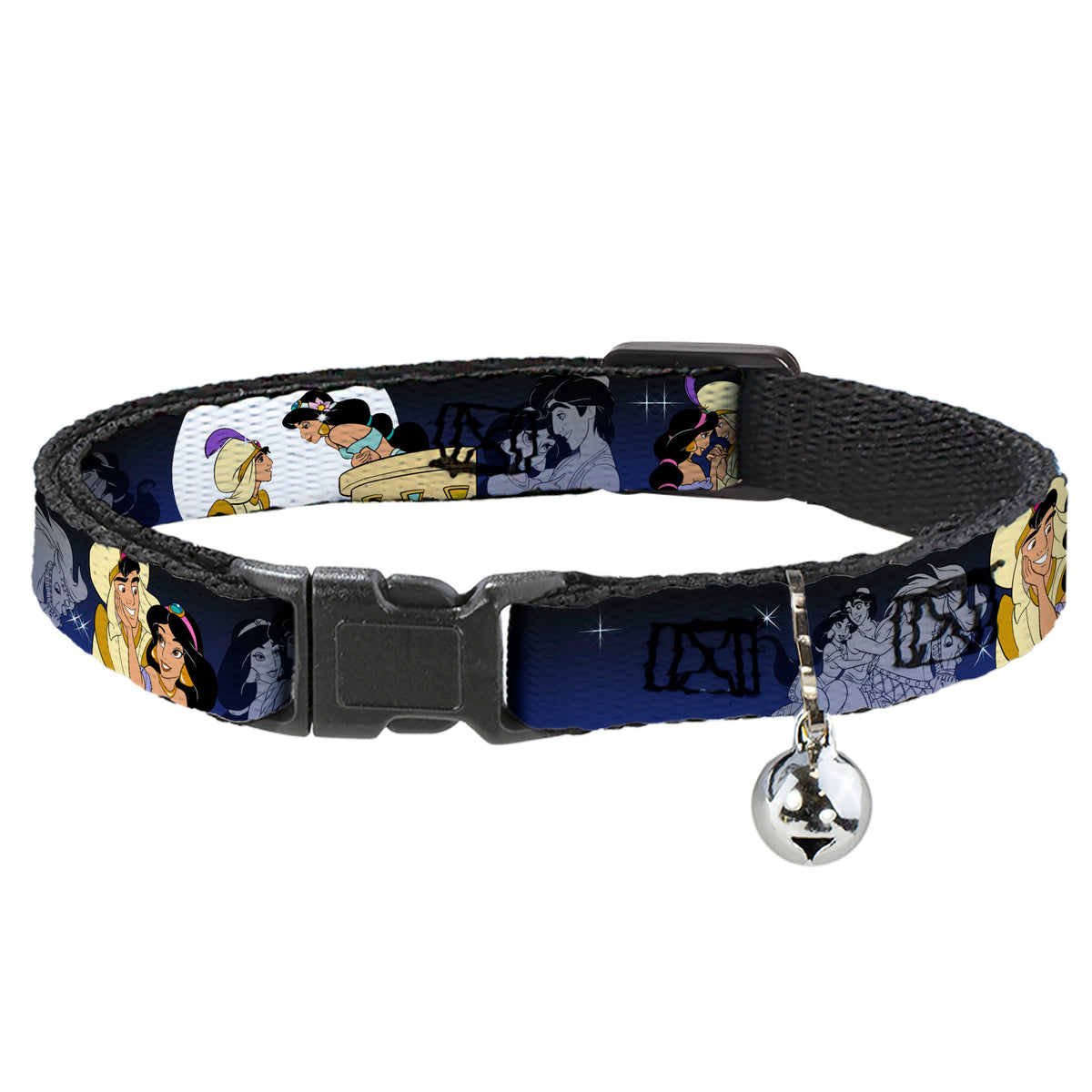 Cat Collar Breakaway - Aladdin & Jasmine Scenes Cat Collars Breakaway Side Release Disney