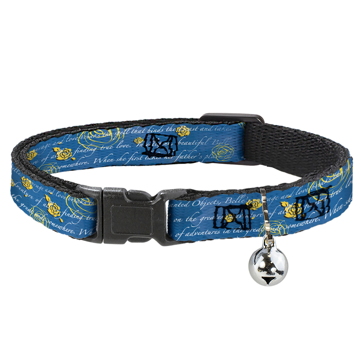 Cat Collar Breakaway - Beauty & the Beast Story Script Cat Collars Breakaway Side Release Disney
