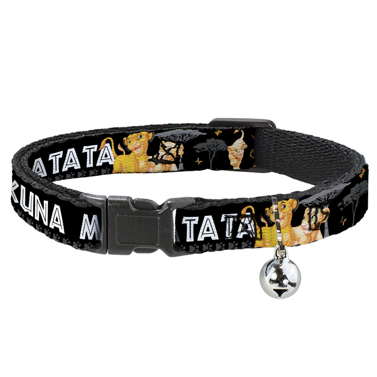 Cat Collar Breakaway - Lion King Simba & Nala HAKUNA MATATA Cat Collars Breakaway Side Release Disney