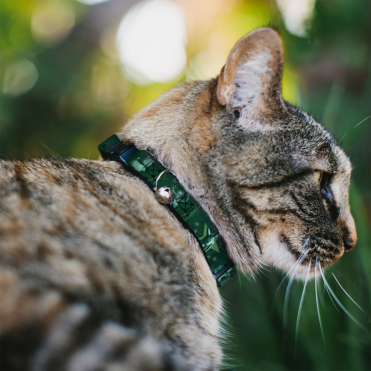 Cat Collar Breakaway - Woody & Friends KEEP CALM & REACH FOR THE SKY Blues Cat Collars Breakaway Side Release Disney