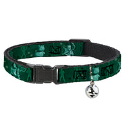 Cat Collar Breakaway - Woody & Friends KEEP CALM & REACH FOR THE SKY Blues Cat Collars Breakaway Side Release Disney