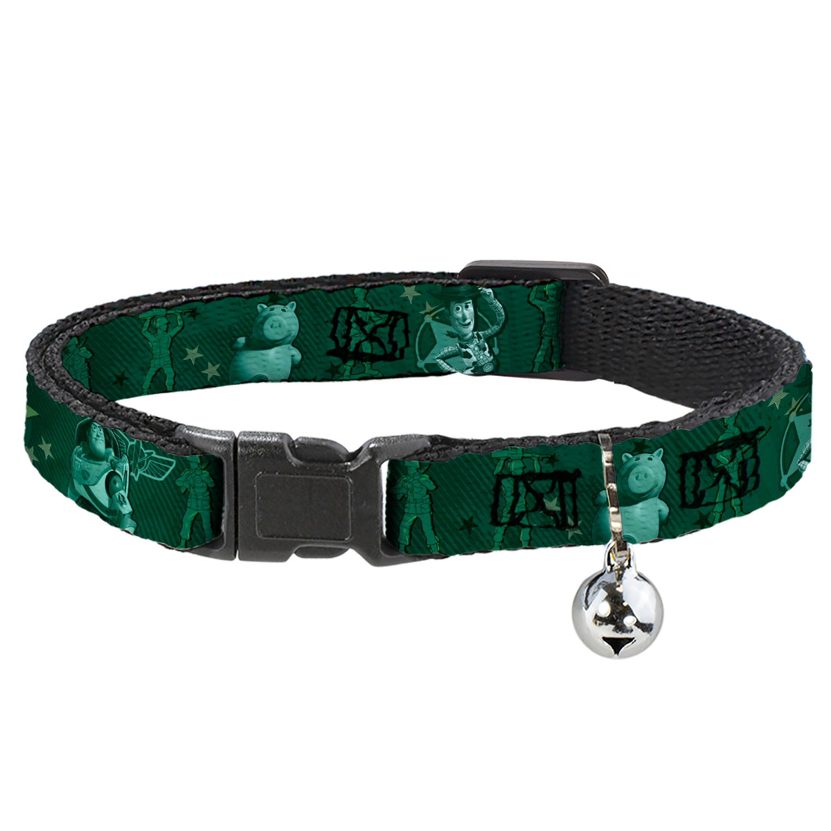 Cat Collar Breakaway - Woody & Friends KEEP CALM & REACH FOR THE SKY Blues Cat Collars Breakaway Side Release Disney