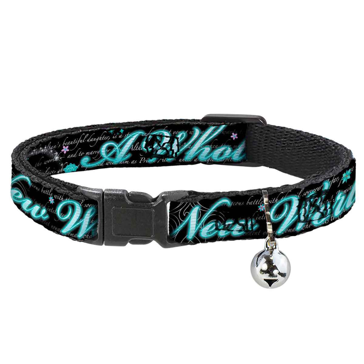 Cat Collar Breakaway - Aladdin A WHOLE NEW WORLD Story Script Cat Collars Breakaway Side Release Disney