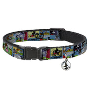 Cat Collar Breakaway - Mickey & Minnie Comic Strip Cat Collars Breakaway Side Release Disney