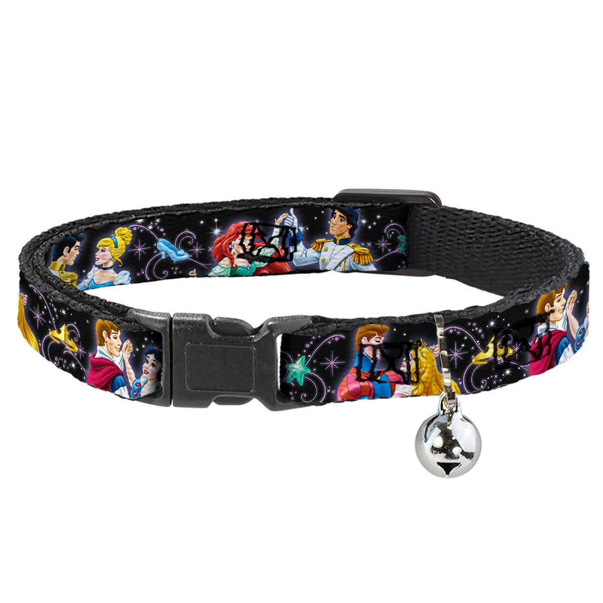 Cat Collar Breakaway - Disney Princesses & Prince's Dancing Cat Collars Breakaway Side Release Disney