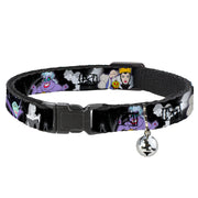 Cat Collar Breakaway - Villains Hexing Princess' Scenes Color Black White Cat Collars Breakaway Side Release Disney