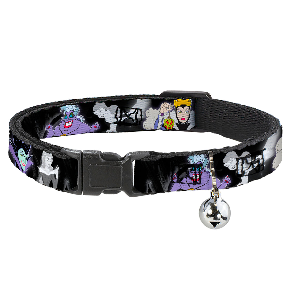 Cat Collar Breakaway - Villains Hexing Princess' Scenes Color Black White Cat Collars Breakaway Side Release Disney