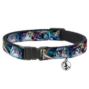 Cat Collar Breakaway - Buzz Lightyear Action Poses Stacked Cat Collars Breakaway Side Release Disney