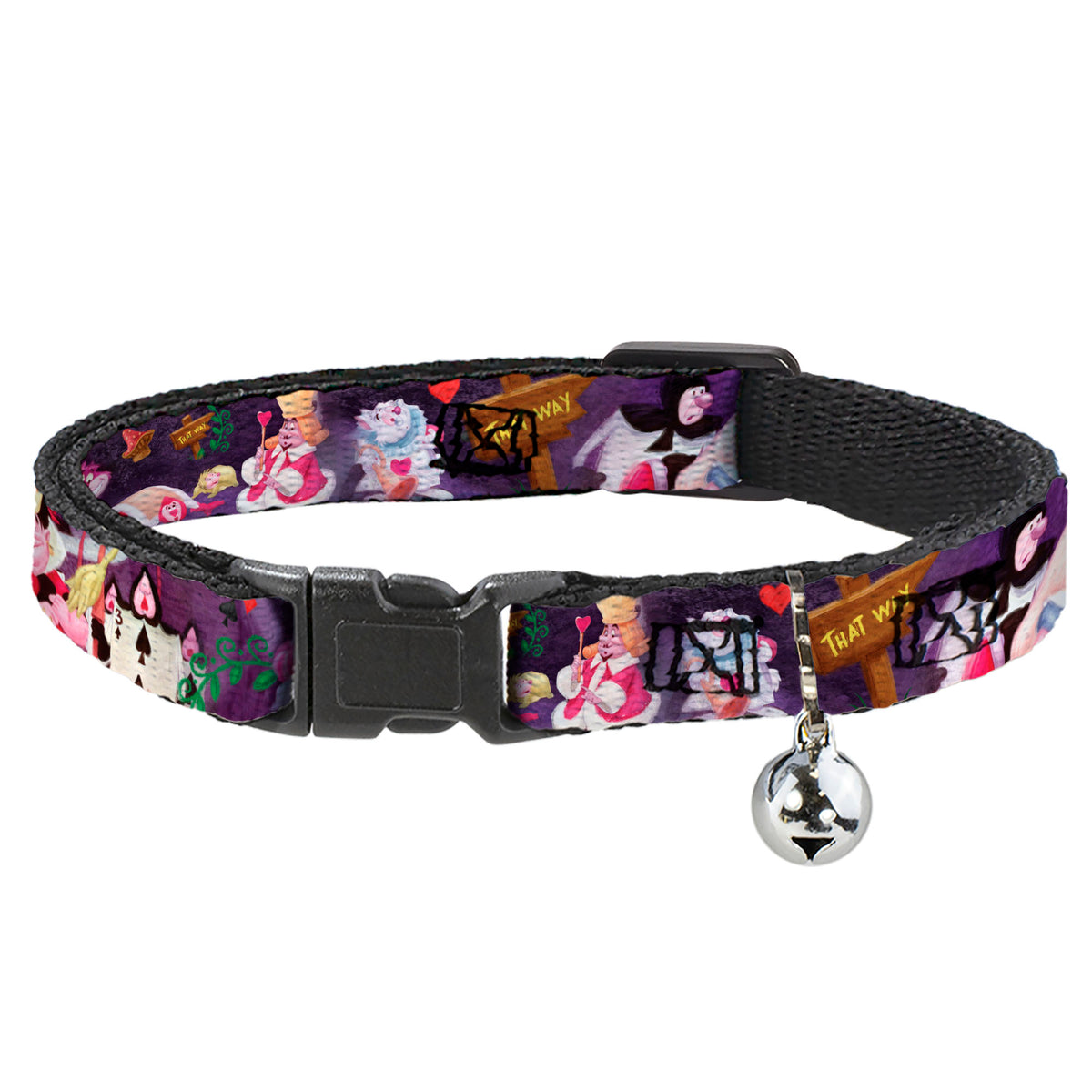 Cat Collar Breakaway - Alice & the Queen of Hearts Scenes Cat Collars Breakaway Side Release Disney