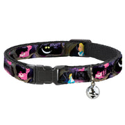 Cat Collar Breakaway - Alice & the Cheshire Cat Scenes Cat Collars Breakaway Side Release Disney