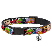 Cat Collar Breakaway - Muppets Faces C U Black Cat Collars Breakaway Side Release Disney