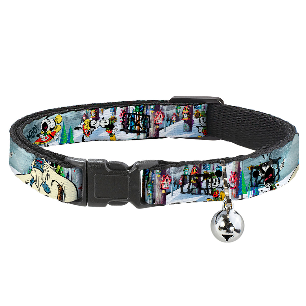 Cat Collar Breakaway - Mickey & Minnie Yodelberg Scenes Cat Collars Breakaway Side Release Disney