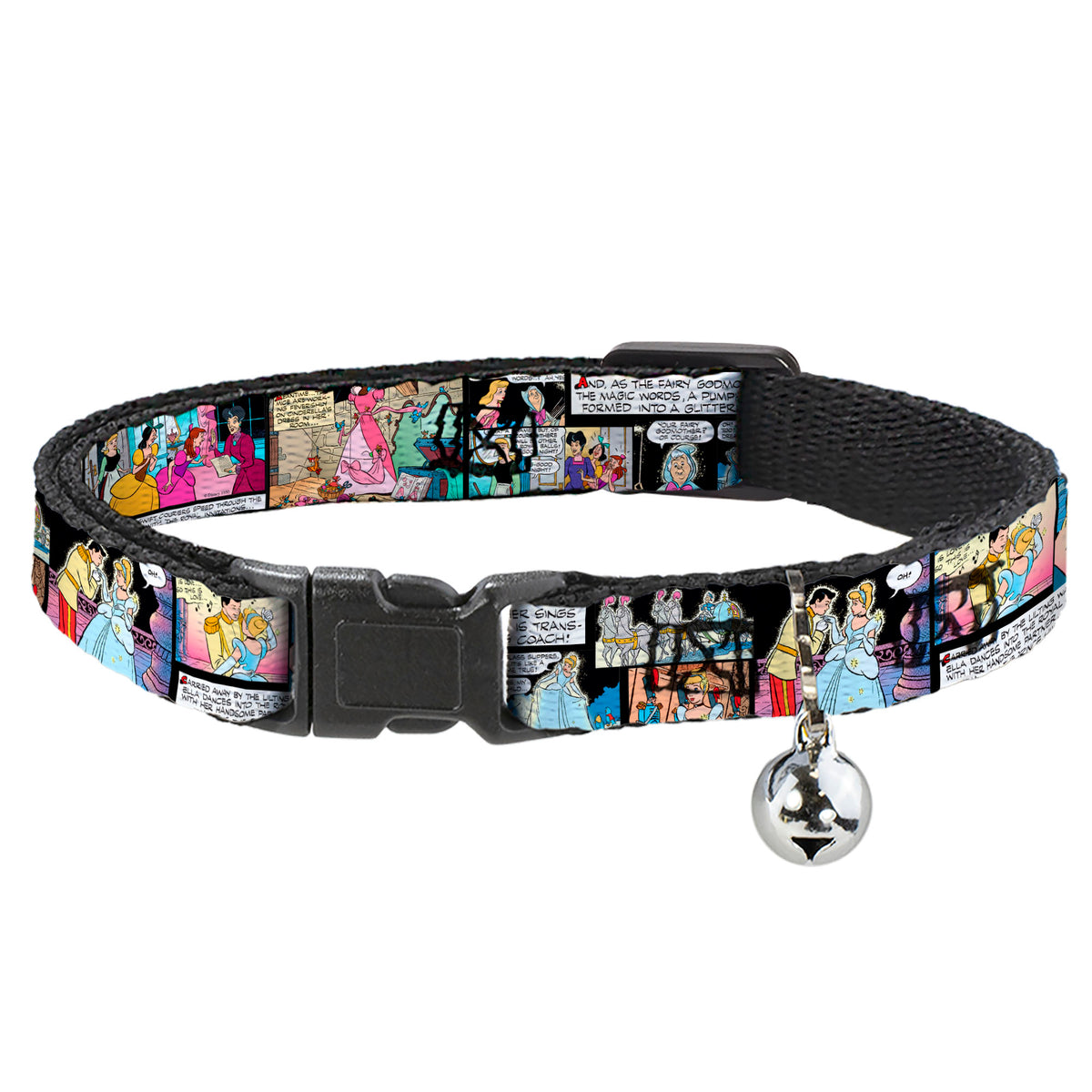 Cat Collar Breakaway - Cinderella Movie Panels & Quotes Cat Collars Breakaway Side Release Disney