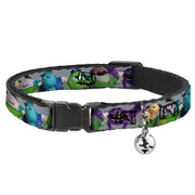 Cat Collar Breakaway - Monsters University Character Lineup Gray Cat Collars Breakaway Side Release Disney