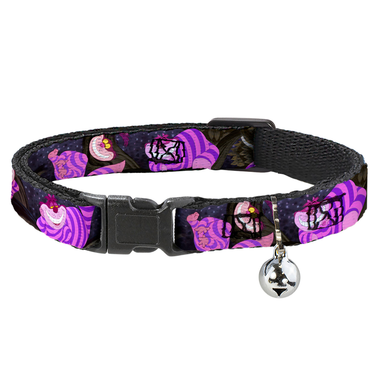 Cat Collar Breakaway - Cheshire Cat Tree Poses Cat Collars Breakaway Side Release Disney