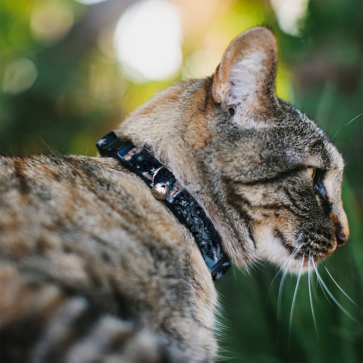 Cat Collar Breakaway - Elsa Poses PERFECT AND POWERFUL Blues White Cat Collars Breakaway Side Release Disney