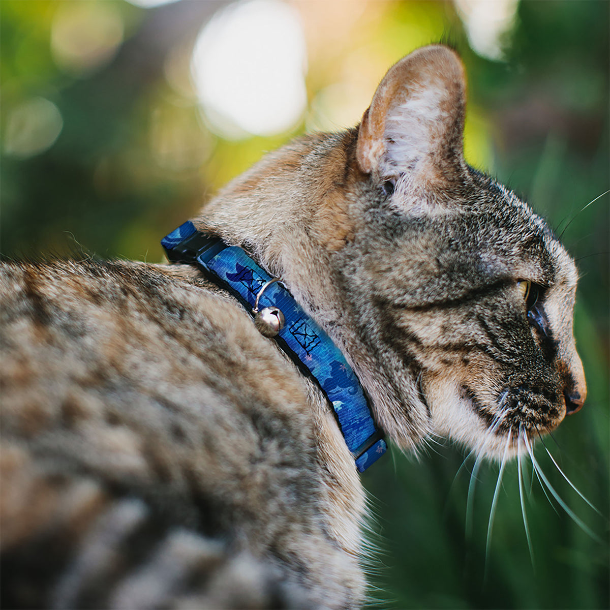 Cat Collar Breakaway - Ariel Silhouette Poses Castle Blues Cat Collars Breakaway Side Release Disney