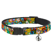 Cat Collar Breakaway - Stacked Wilderness Explorers Badges Cat Collars Breakaway Side Release Disney
