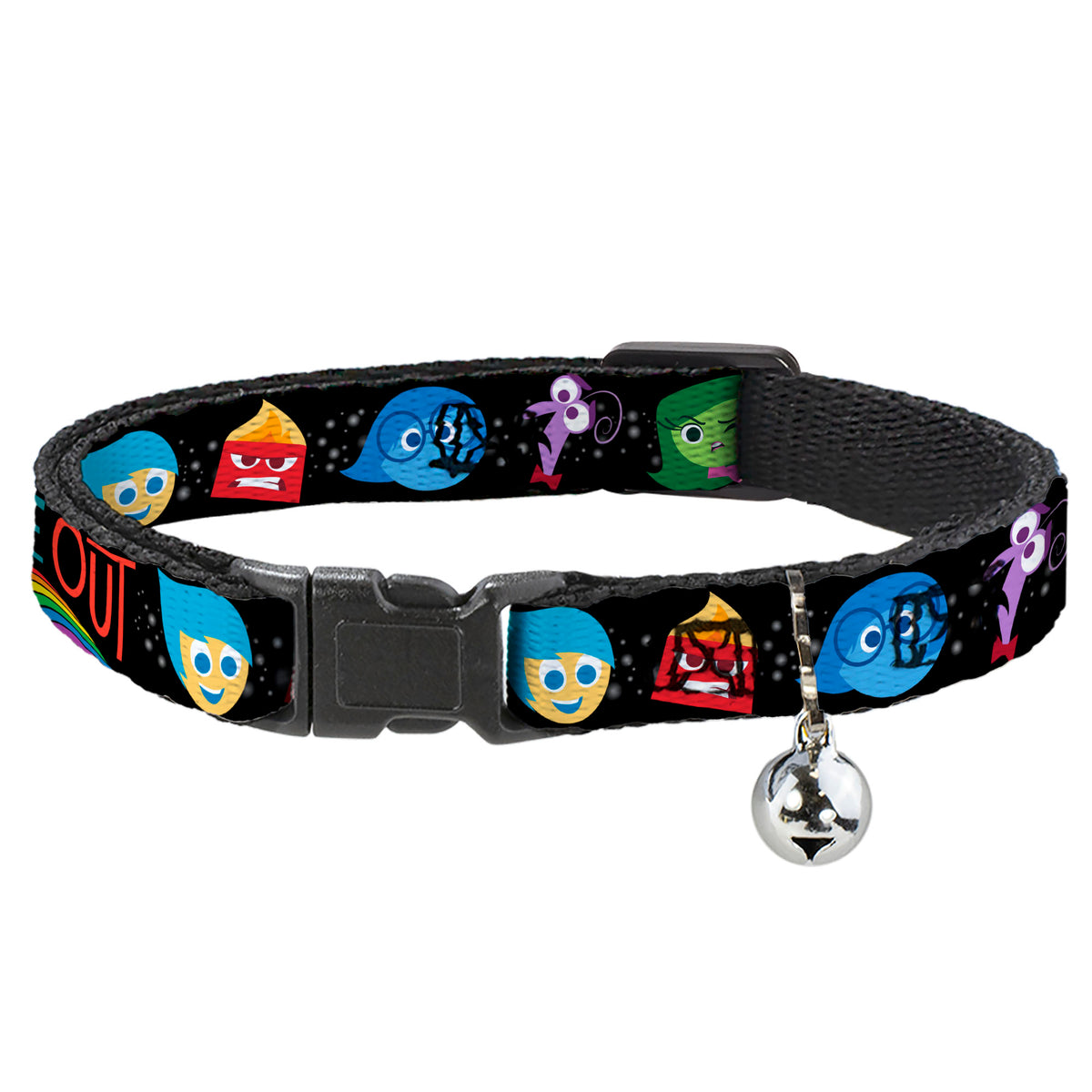 Cat Collar Breakaway - INSIDE OUT Emotion Expressions EVERY DAY IS FULL OF EMOTIONS Cat Collars Breakaway Side Release Disney