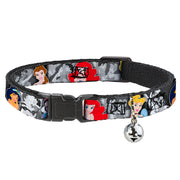 Cat Collar Breakaway - Princess Pose Princess & Prince Scene Grays Multi Color Cat Collars Breakaway Side Release Disney