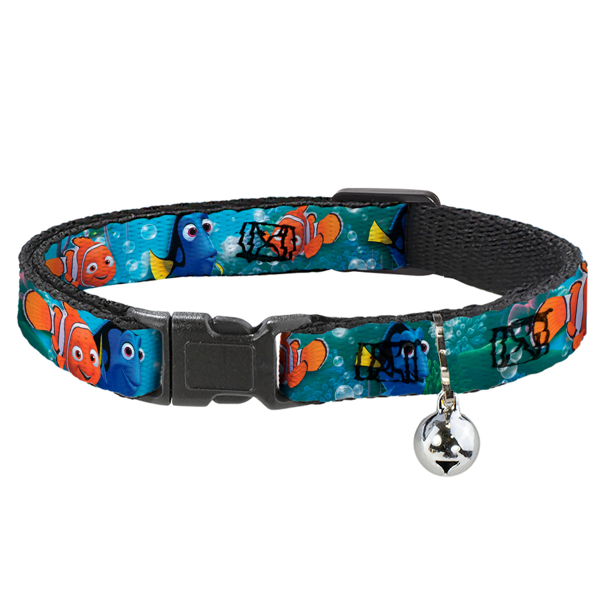 Cat Collar Breakaway - Nemo & Dory Poses Cat Collars Breakaway Side Release Disney