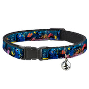 Cat Collar Breakaway - Dory Poses & Friends Under the Sea Cat Collars Breakaway Side Release Disney