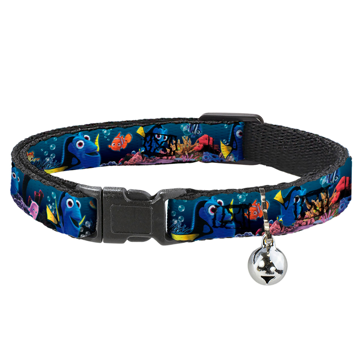 Cat Collar Breakaway - Dory Poses & Friends Under the Sea Cat Collars Breakaway Side Release Disney
