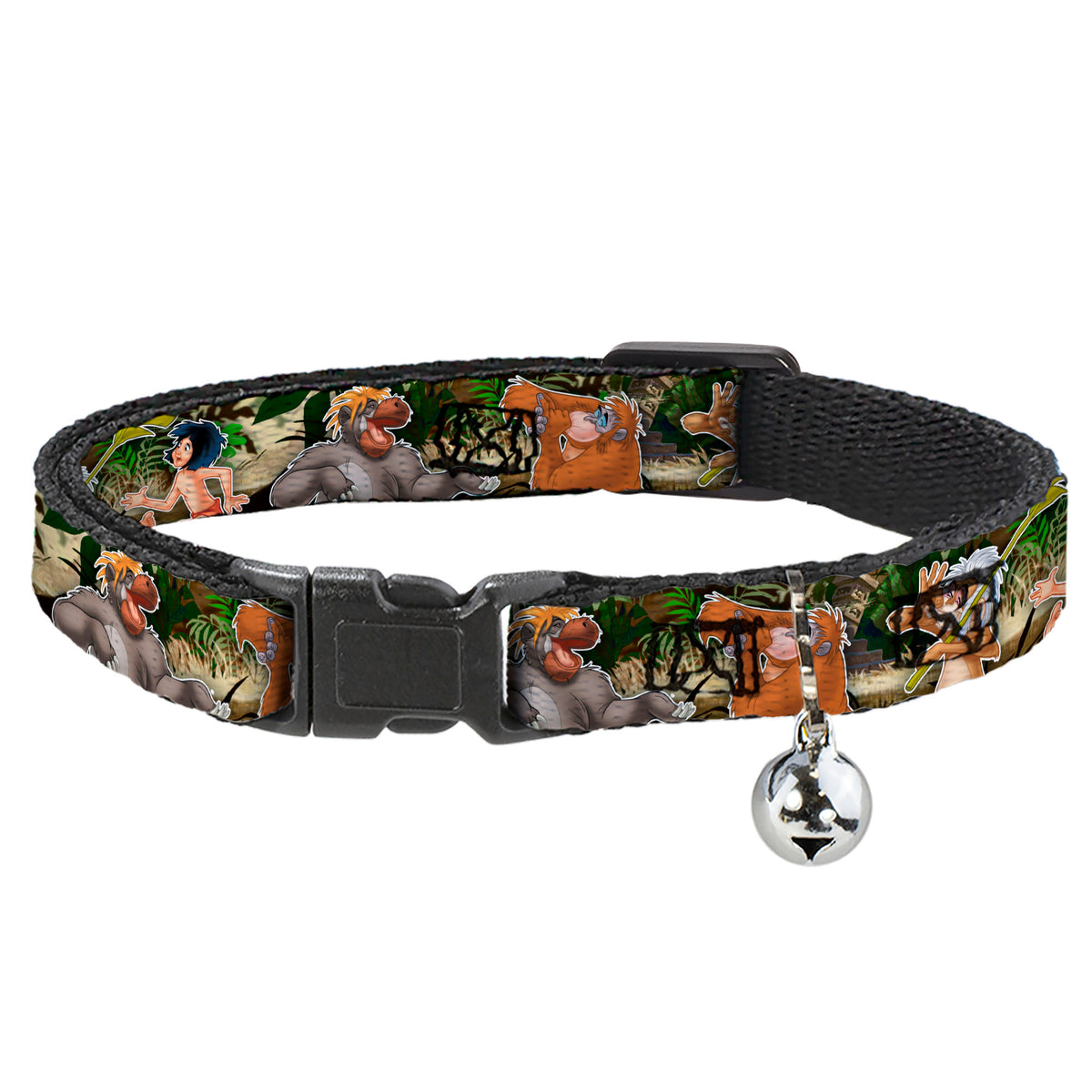 Cat Collar Breakaway - The Jungle Book I Wanna Be Like You 4-Character Scene Cat Collars Breakaway Side Release Disney