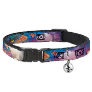 Cat Collar Breakaway - Dory & 5-Friends Under the Sea Cat Collars Breakaway Side Release Disney
