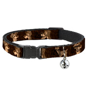 Cat Collar Breakaway - Tramp 4-Pose Sketch Browns Cat Collars Breakaway Side Release Disney