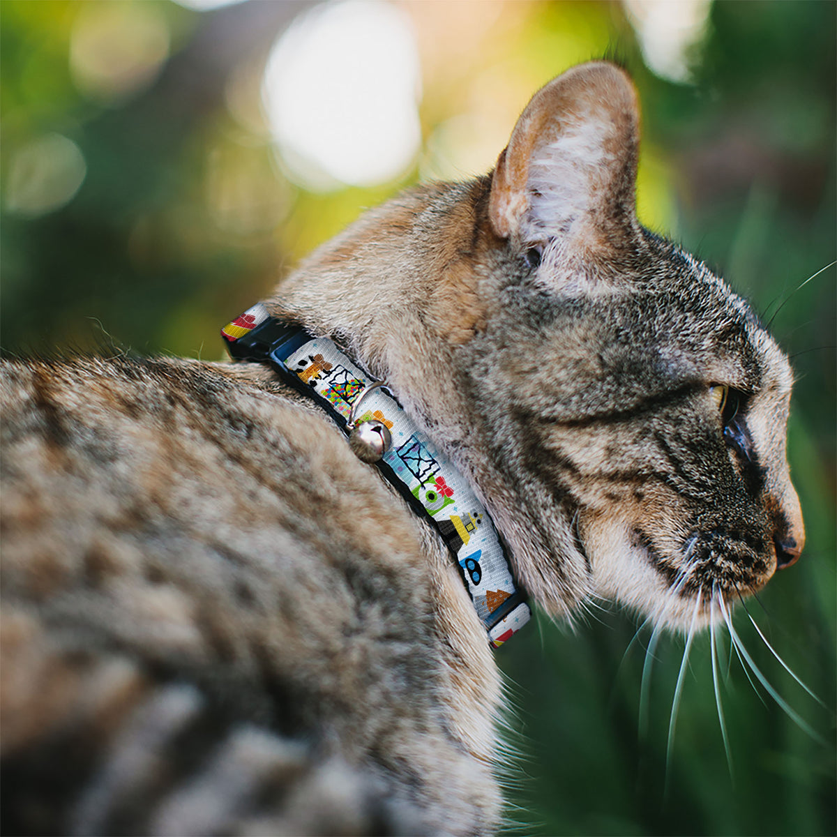 Cat Collar Breakaway with Bell - Pixar Holiday Collection Character Gifts Lineup Stars White Blues Cat Collars Breakaway Side Release Disney
