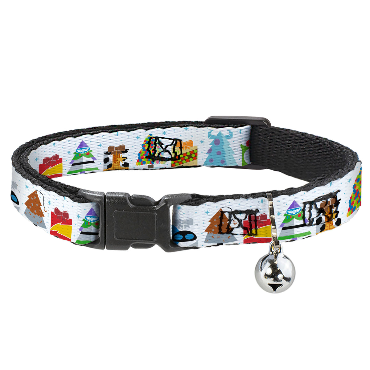 Cat Collar Breakaway with Bell - Pixar Holiday Collection Character Gifts Lineup Stars White Blues Cat Collars Breakaway Side Release Disney