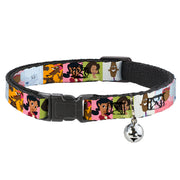 Breakaway Cat Collar with Bell - The Proud Family 6-Character Block Poses Cat Collars Breakaway Side Release Disney