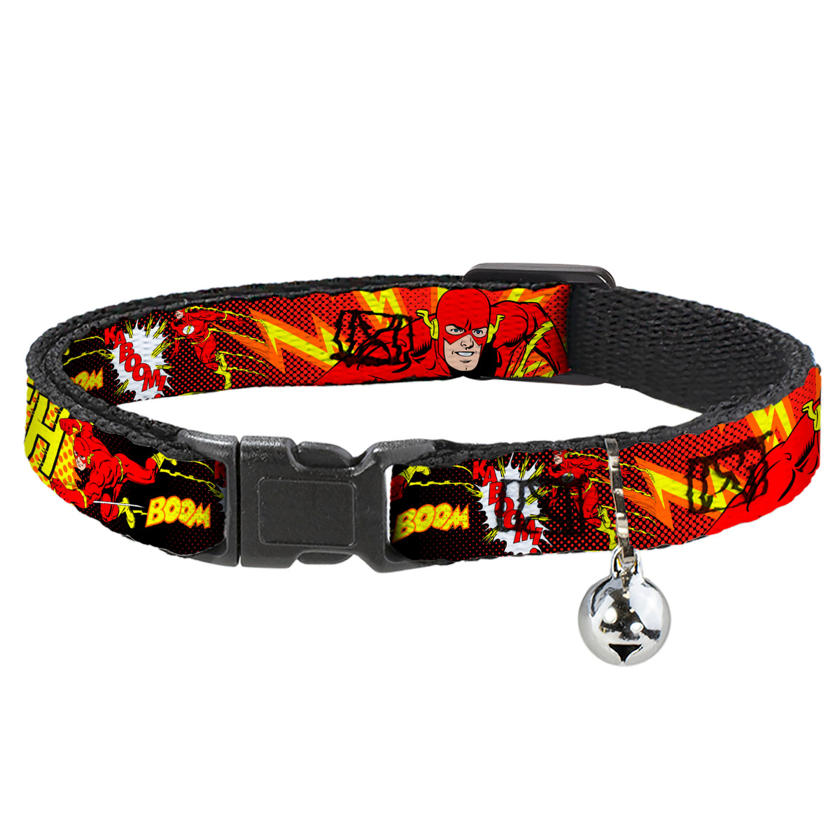 Cat Collar Breakaway - The Flash BOOM-KABOOM! Cat Collars Breakaway Side Release DC Comics