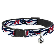 Breakaway Cat Collar with Bell - William Byron #24 Car Scheme White/Red/Blue Cat Collars Breakaway Side Release Hendrick Motorsports