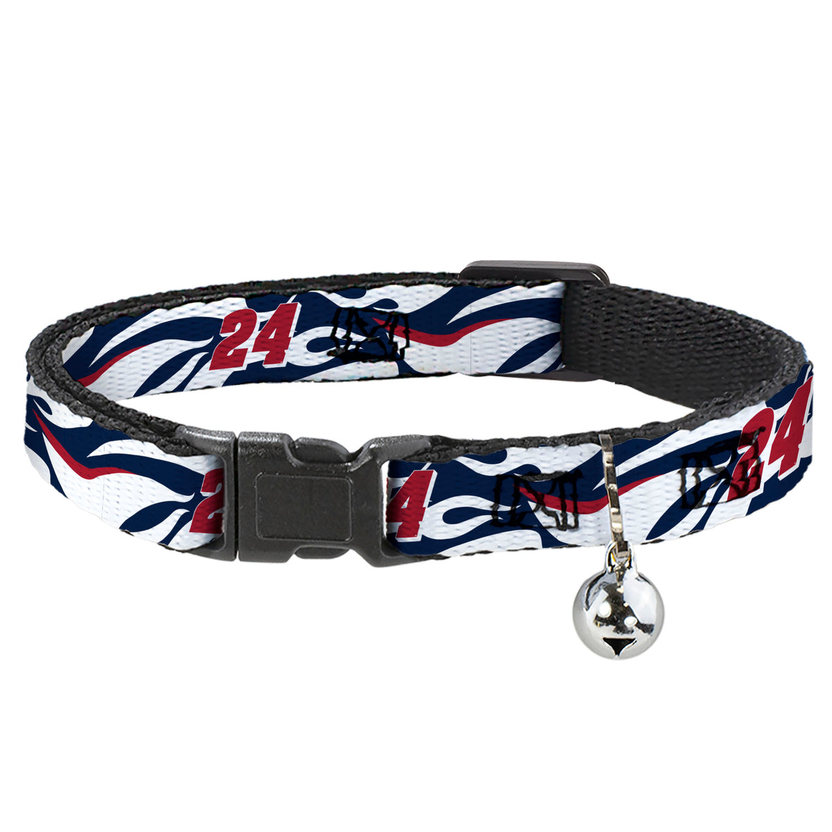Breakaway Cat Collar with Bell - William Byron #24 Car Scheme White/Red/Blue Cat Collars Breakaway Side Release Hendrick Motorsports