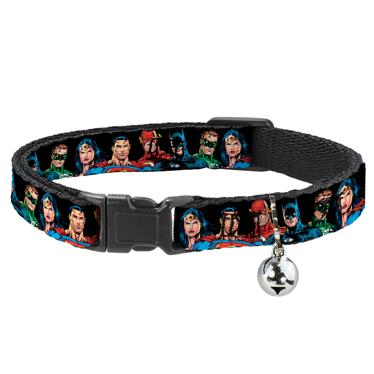 Cat Collar Breakaway - Justice League Elite Forces Superheroes Cat Collars Breakaway Side Release DC Comics