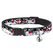 Cat Collar Breakaway - Sylvester the Cat Expressions Gray Cat Collars Breakaway Side Release Looney Tunes
