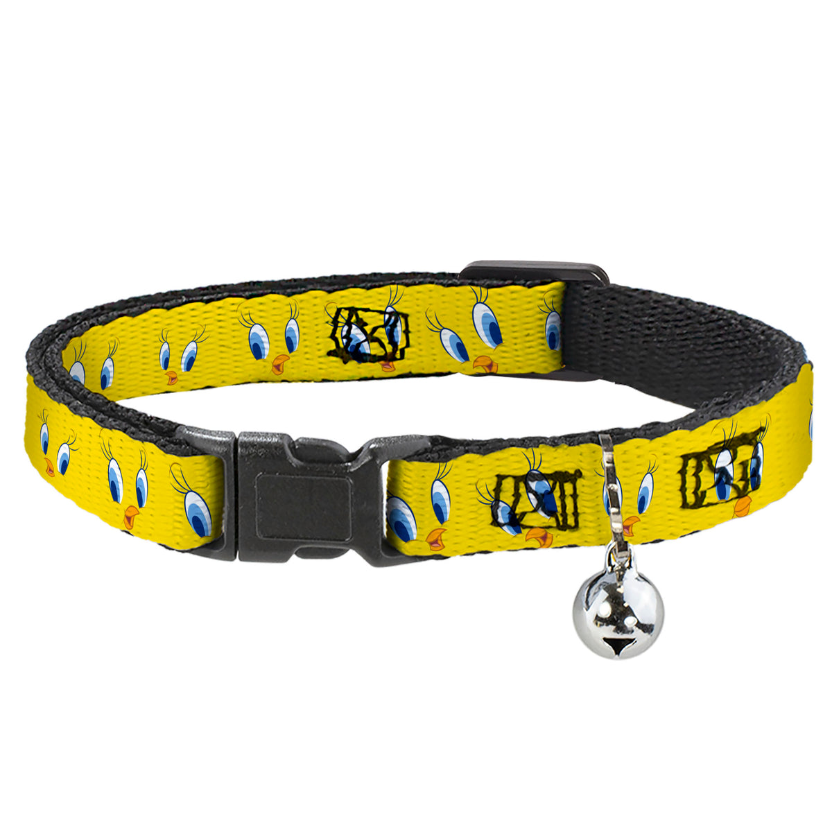 Cat Collar Breakaway - Tweety Bird Expressions2 Cat Collars Breakaway Side Release Looney Tunes