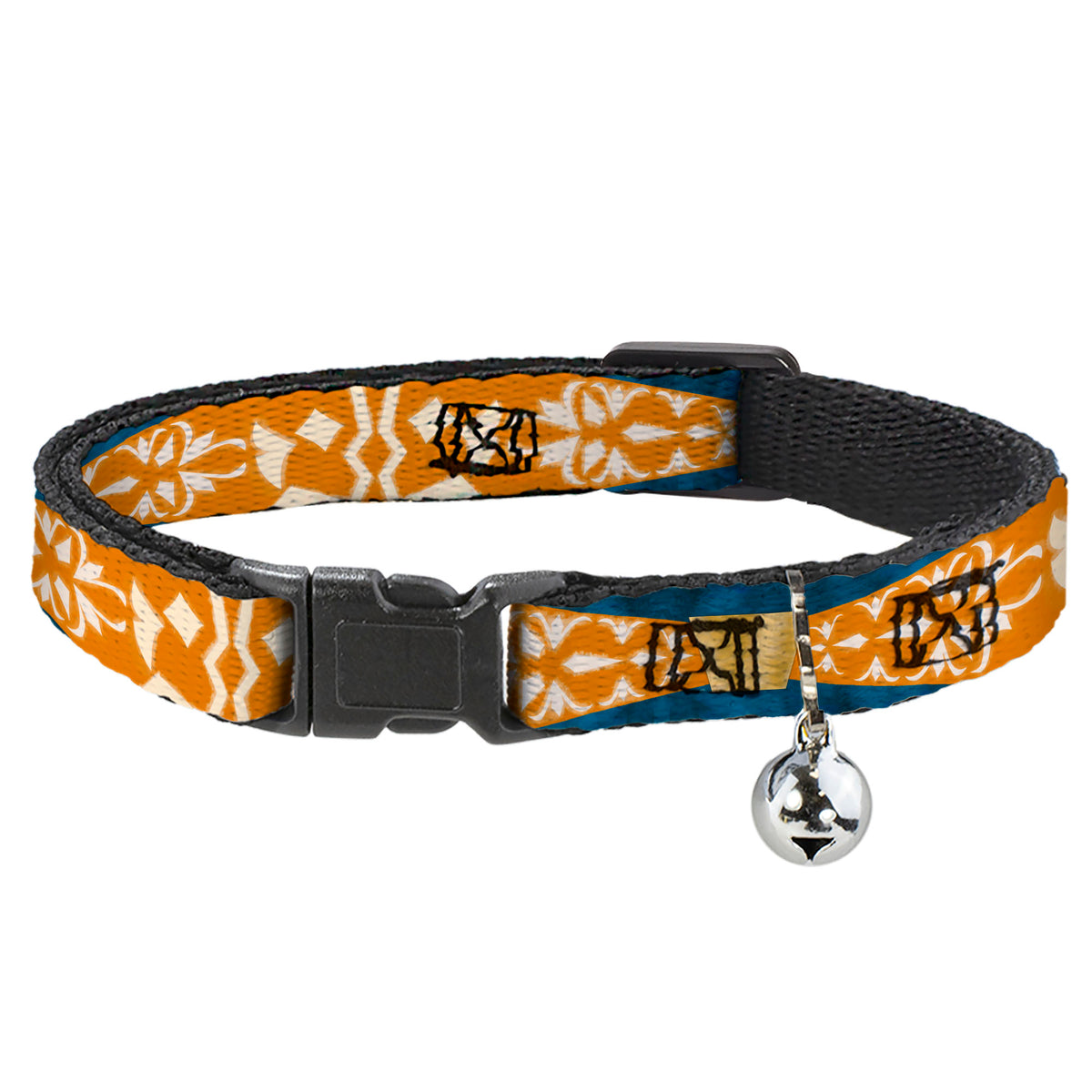 Cat Collar Breakaway - Star Wars Clone Wars Ahsoka Tano Bounding Elements Blues Orange Cat Collars Breakaway Side Release Star Wars