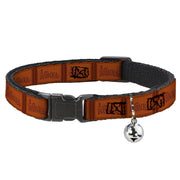 Cat Collar Breakaway with Bell - Willy Wonka and the Chocolate Factory WONKA Chocolate Bar Browns Cat Collars Breakaway Side Release Willy Wonka and the Chocolate Factory