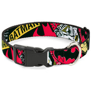 Plastic Clip Collar - Batman Caped Crusader Dog Collars Plastic Clip Side Release DC Comics