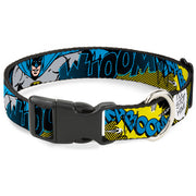 Plastic Clip Collar - Batman Scene1 Dog Collars Plastic Clip Side Release DC Comics