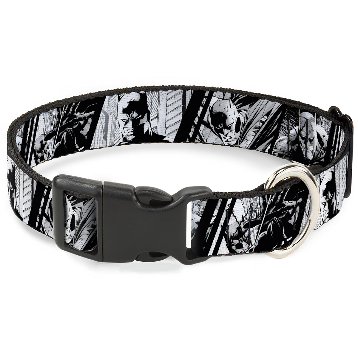 Plastic Clip Collar - Batman Hush Pose Sketches Black/White Dog Collars Plastic Clip Side Release DC Comics