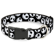 Plastic Clip Collar - NBC Jack Expressions Scattered Black/White Dog Collars Plastic Clip Side Release Disney